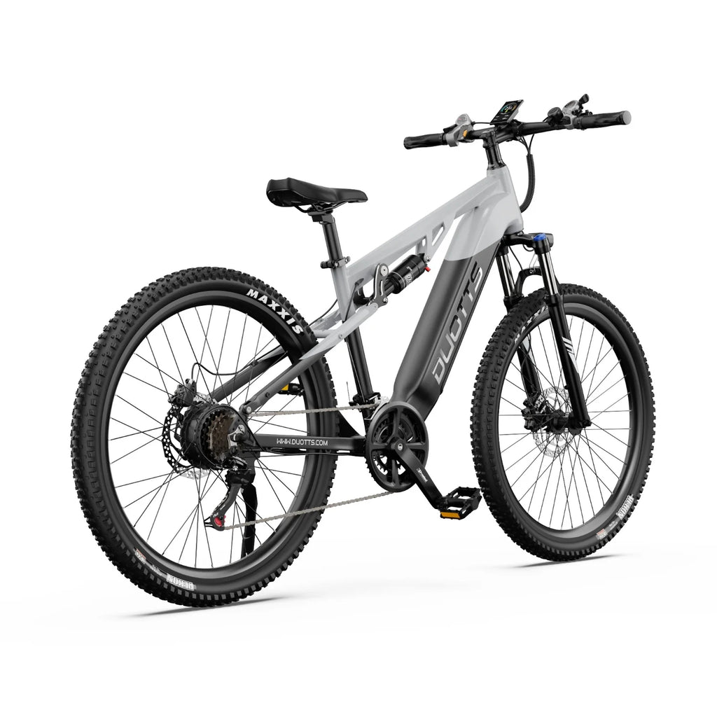 Duotts E29 Vélo électrique - Moteur 250W Batterie 48V13.5AH Freins hydrauliques - Blanc argenté