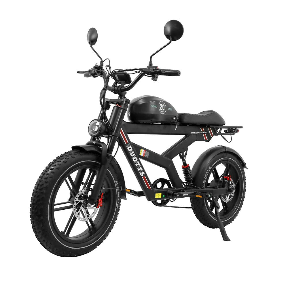Vélo électrique DUOTTS F20 - Moteur 750W Batterie 52V 27AH avec Freins à disque hydrauliques - Noir