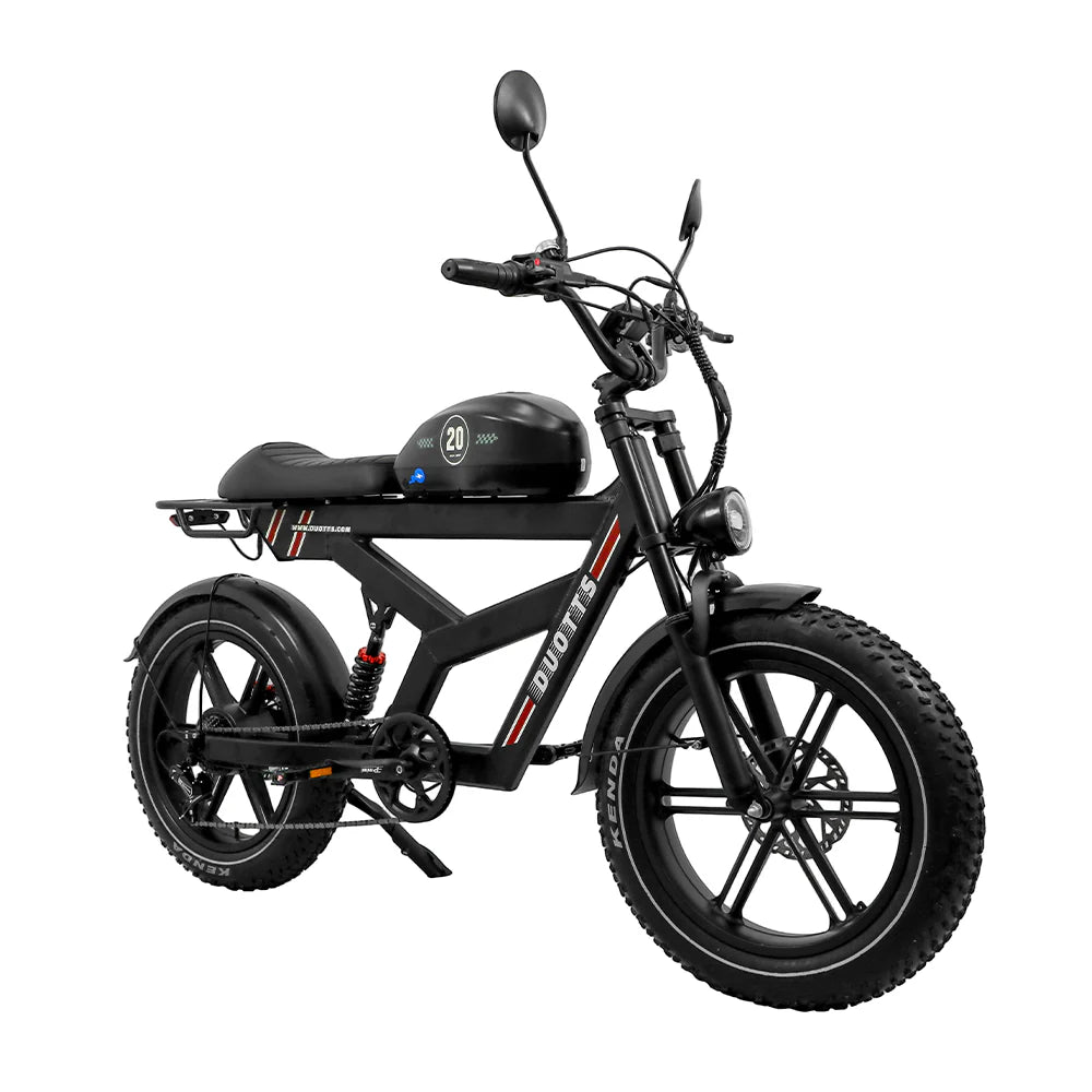 DUOTTS F20 Elektrisches Fahrrad - 750W Motor 52V 27AH Batterie mit Hydraulischen Scheibenbremsen - Schwarz
