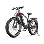 Duotts F26 Lite E-Bike - 500W Motor 48V18Ah Battery 26 Inch Tires Hydraulic Brakes - Black Red