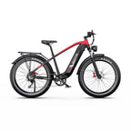 Duotts F26 Lite E-Bike - 500W Motor 48V18Ah Battery 26 Inch Tires Hydraulic Brakes - Black Red