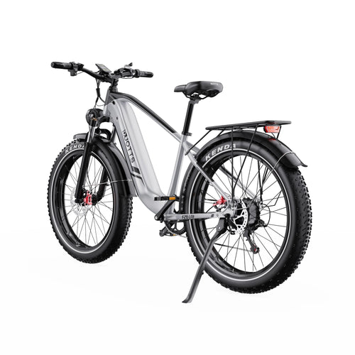Duotts F26 Lite E-Bike - 500W Motor 48V18Ah Battery 26 Inch Tires Hydraulic Brakes - Silver White