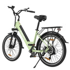 E-Bike ESKUTE C100 -  Motor 250W Motor 36V10.4AH Akku 26x1.75 Zoll Reifen Mechanische Scheibenbremsen - Grün