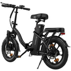 ESKUTE D100 Electric Bike - 250W Motor 36V 13Ah Battery 16 Inch - Black