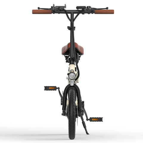 ESKUTE F200 E-Bike - 250W Motor 36V 7.8Ah Batterie 14 Zoll Reifen    Mit Mechanischer Scheibenbremse - Beige