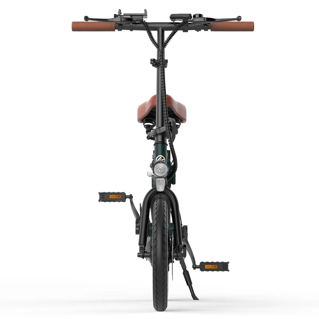 ESKUTE F200 E-Bike - 250W Motor 36V 7.8Ah Batterie 14 Zoll Reifen    Mit Mechanischer Scheibenbremse - Grün