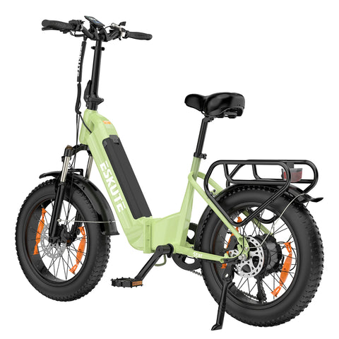 ESKUTE Star E-Bike - 250W Motor 36V25AH Batterie 20 Zoll Reifen Hydraulische Scheibenbremse - Grün