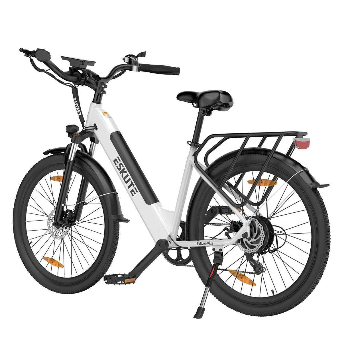 ESKUTE Polluno Plus 26INCH - 250W Motor 36V20AH Batterie 26 Zoll Reifen Mechanische Scheibenbremse - Weiß