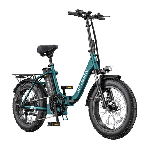 E-Bike ENGWE L20 2.0 - Motor 750W Akku 52V13AH 20 Zoll Räder  mechanische Scheibenbremse - Grün
