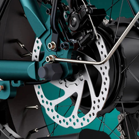 E-Bike ENGWE L20 2.0 - Motor 750W Akku 52V13AH 20 Zoll Räder  mechanische Scheibenbremse - Orange