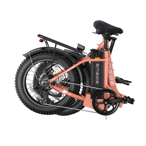 E-Bike ENGWE L20 2.0 - Motor 750W Akku 52V13AH 20 Zoll Räder  mechanische Scheibenbremse - Rosa