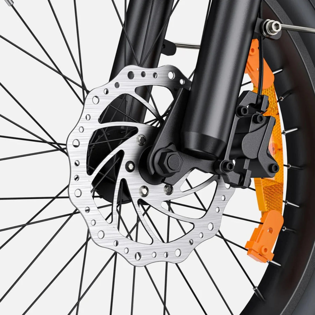 E-Bike ENGWE L20 3.0 BOOST - 250W Motor 48V13.5Ah Battery 20 Inch Wheels TÜV Certified Hydraulic Disc Brakes - Black
