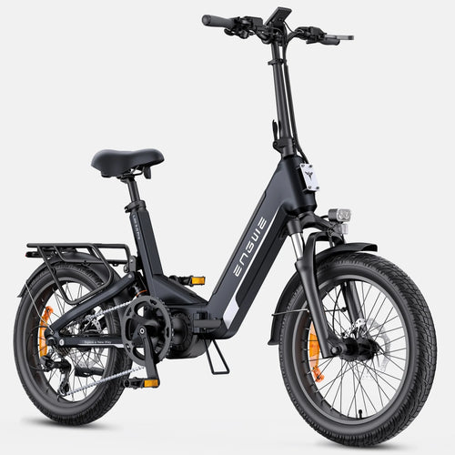 E-Bike ENGWE L20 3.0 PRO - 250W Motor 48V15AH Battery 20 Inch Wheels TUV Certified Hydraulic Disc Brakes - Black