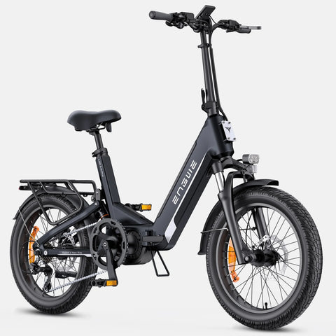 E-Bike ENGWE L20 3.0 PRO - Motor 250W Akku 48V15AH 20 Zoll Räder TUV Zertifiziert Hydraulische Scheibenbremsen - Schwarz