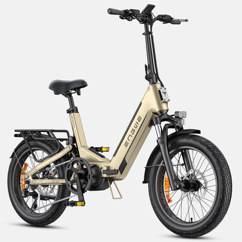 E-Bike ENGWE L20 3.0 PRO - Motor 250W Akku 48V15AH 20 Zoll Räder TUV Zertifiziert Hydraulische Scheibenbremsen - Gold