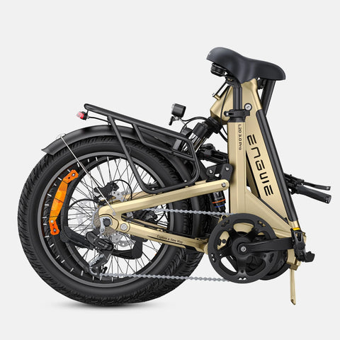E-Bike ENGWE L20 3.0 PRO - Motor 250W Akku 48V15AH 20 Zoll Räder TUV Zertifiziert Hydraulische Scheibenbremsen - Gold
