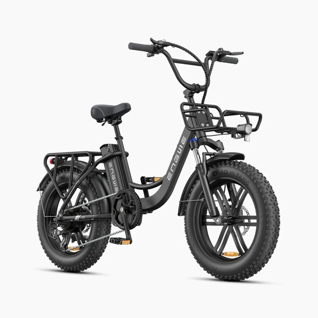 E-Bike ENGWE L20 Boost - 250W Motor 48V13AH Battery 20 Inch Wheels Mechanical Disc Brake - Black
