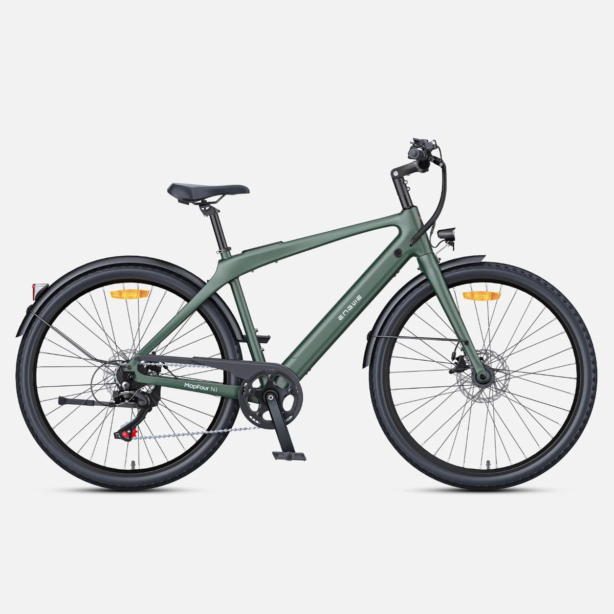E-Bike ENGWE N1 AIR - Motor 250W Akku 36V10Ah 27.5 Zoll Räder  mechanische Scheibenbremse - Grün