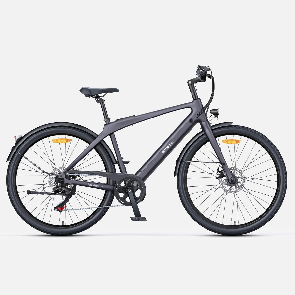 E-Bike ENGWE N1 AIR - Motor 250W Akku 36V10Ah 27.5 Zoll Räder  mechanische Scheibenbremse - Grau