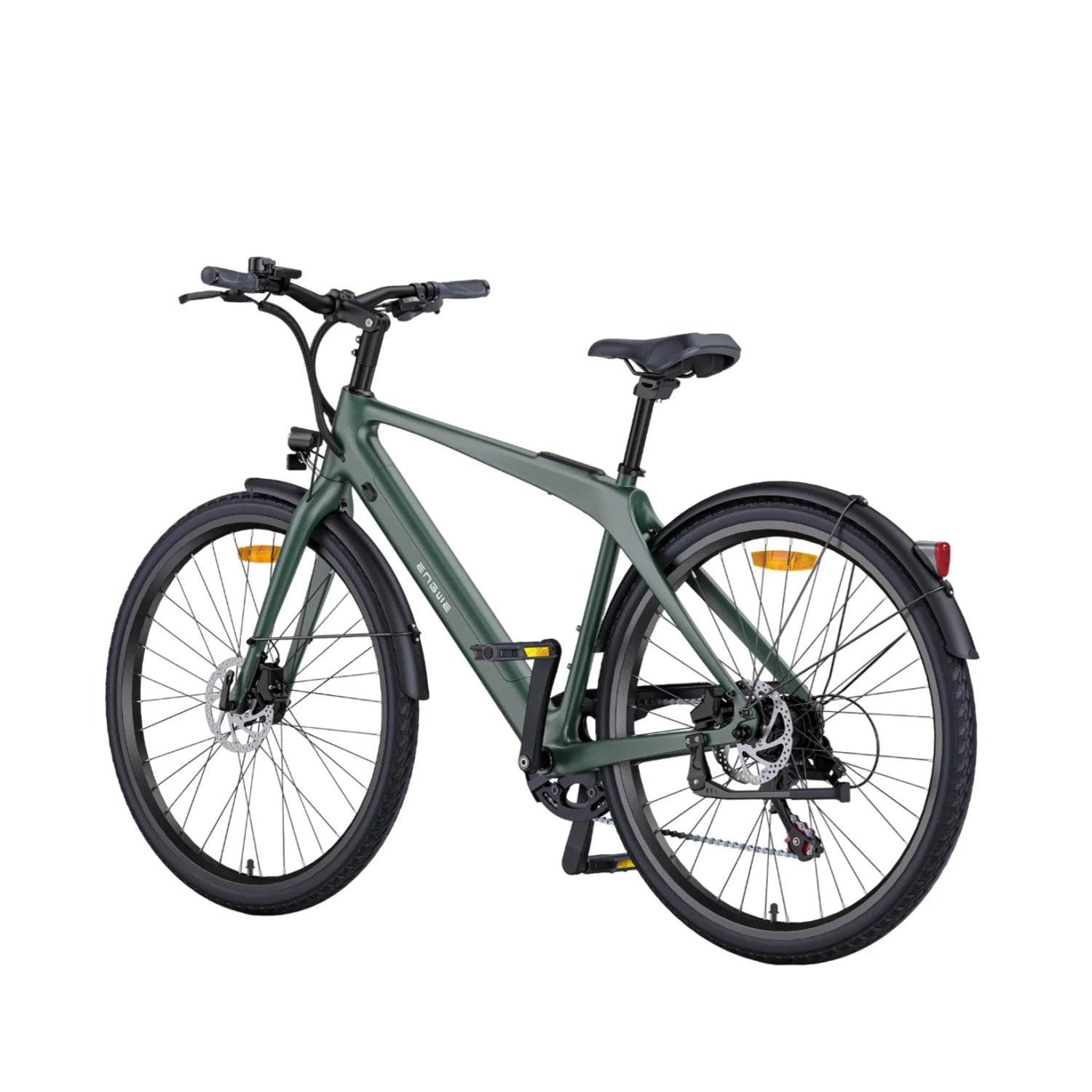 Vélo électrique ENGWE N1 AIR avec moteur 250 W, batterie 36 V 10 Ah, roues de 27,5 pouces et freins hydrauliques – Vert