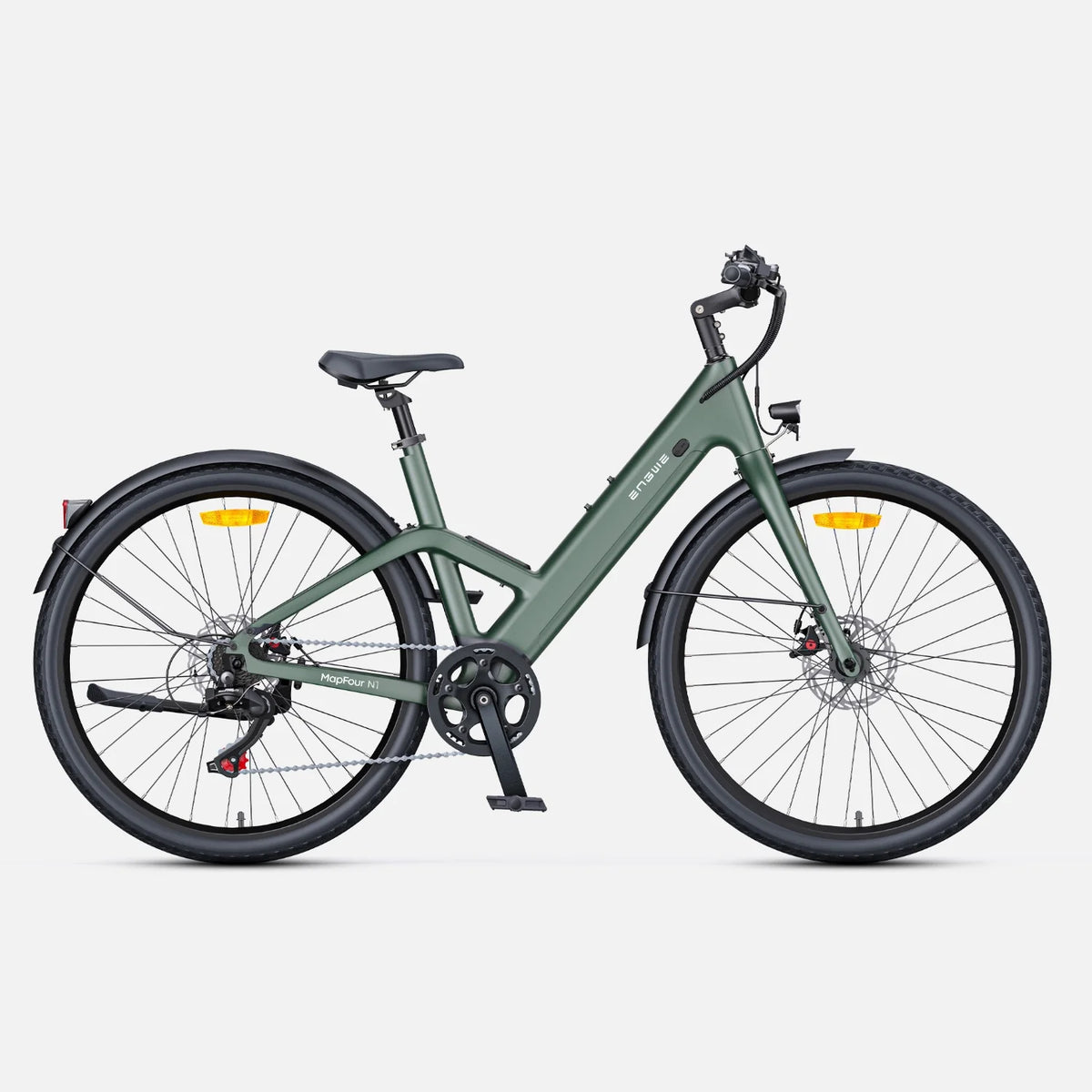 E-Bike ENGWE N1 AIR ST - Motor 250W Akku 36V10Ah 27.5 Zoll Räder  mechanische Scheibenbremse - Grün