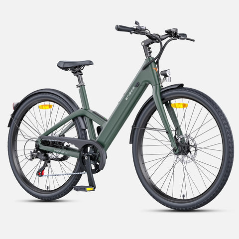 E-Bike ENGWE N1 AIR ST - Motor 250W Akku 36V10Ah 27.5 Zoll Räder  mechanische Scheibenbremse - Grün