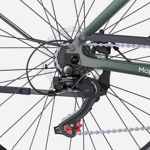 E-Bike ENGWE N1 AIR ST - Motor 250W Akku 36V10Ah 27.5 Zoll Räder  mechanische Scheibenbremse - Grün