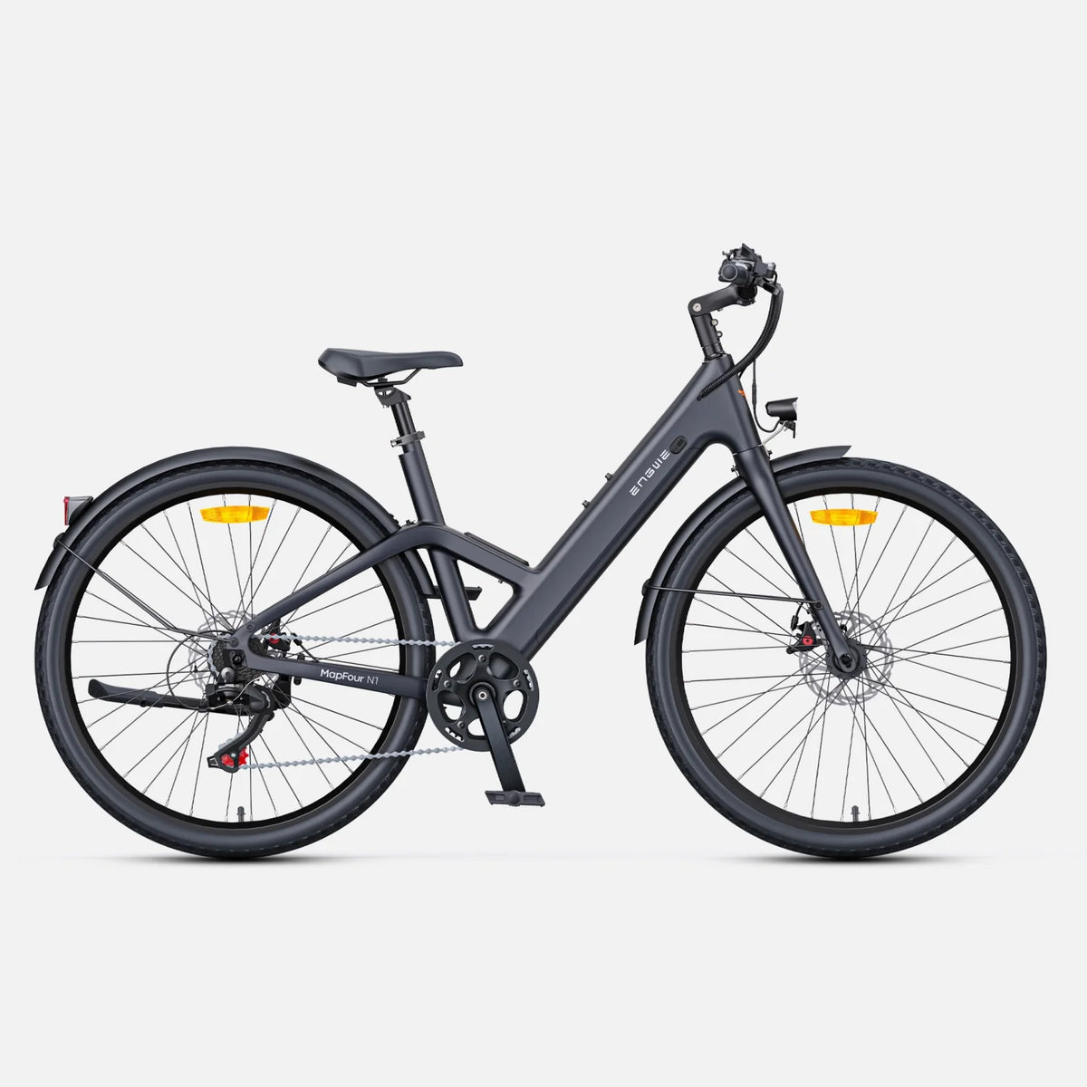 E-Bike ENGWE N1 AIR ST - Motor 250W Akku 36V10Ah 27.5 Zoll Räder  mechanische Scheibenbremse - Grau