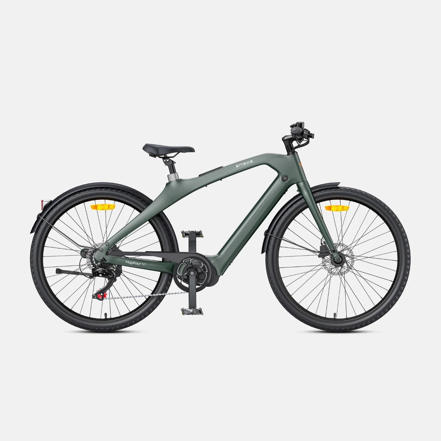 E-Bike ENGWE N1 PRO - Motor 250W Battery 36V10Ah 27.5 Inch Wheels Hydraulic Disc Brakes - Green