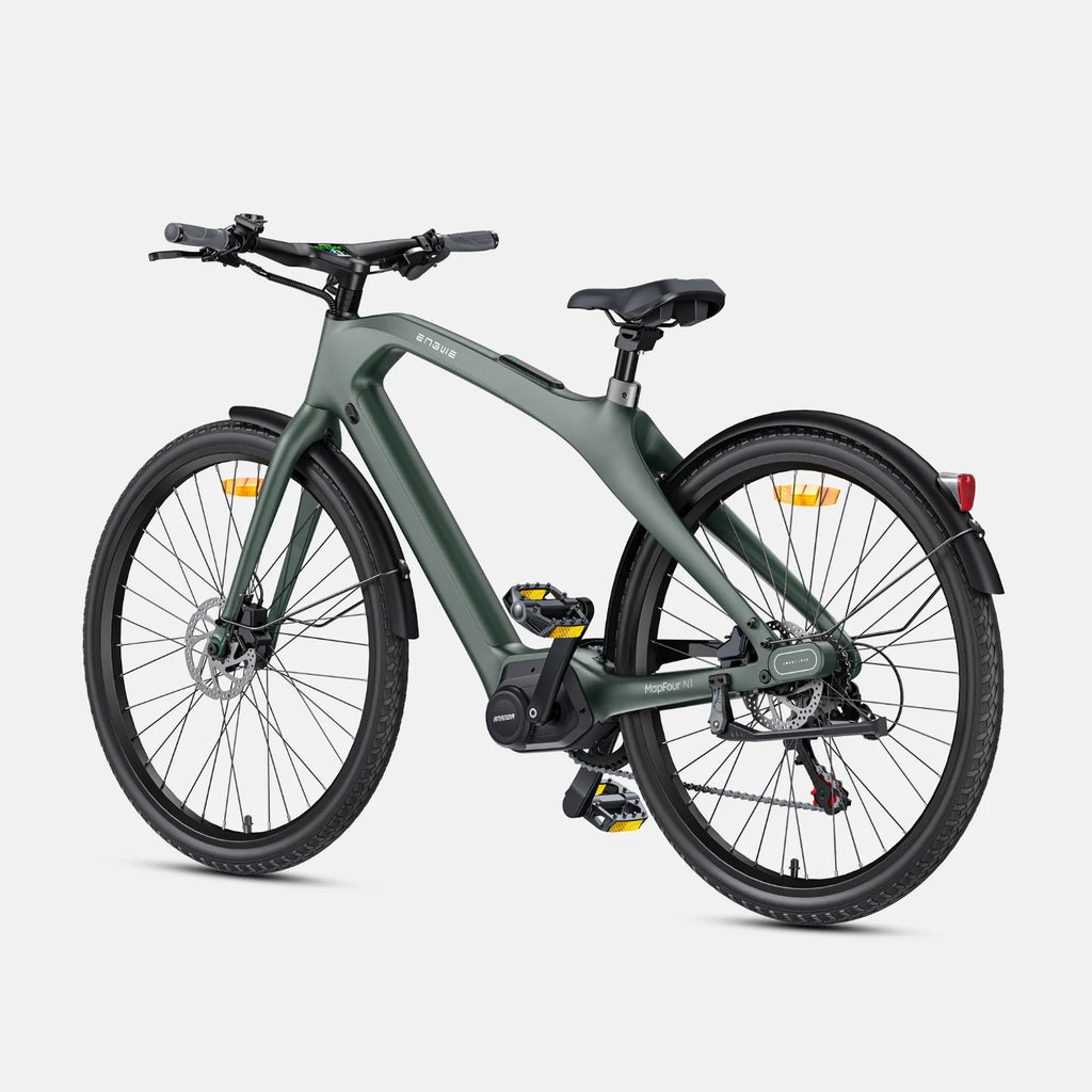 E-Bike ENGWE N1 PRO - Motor 250W Battery 36V10Ah 27.5 Inch Wheels Hydraulic Disc Brakes - Green