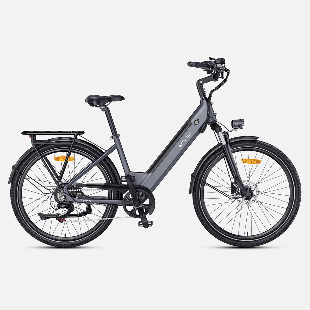 Vélo électrique ENGWE P275 SE - Moteur 250W Capacité de batterie 468Wh Freins à disque hydrauliques 27,5 pouces - Gris