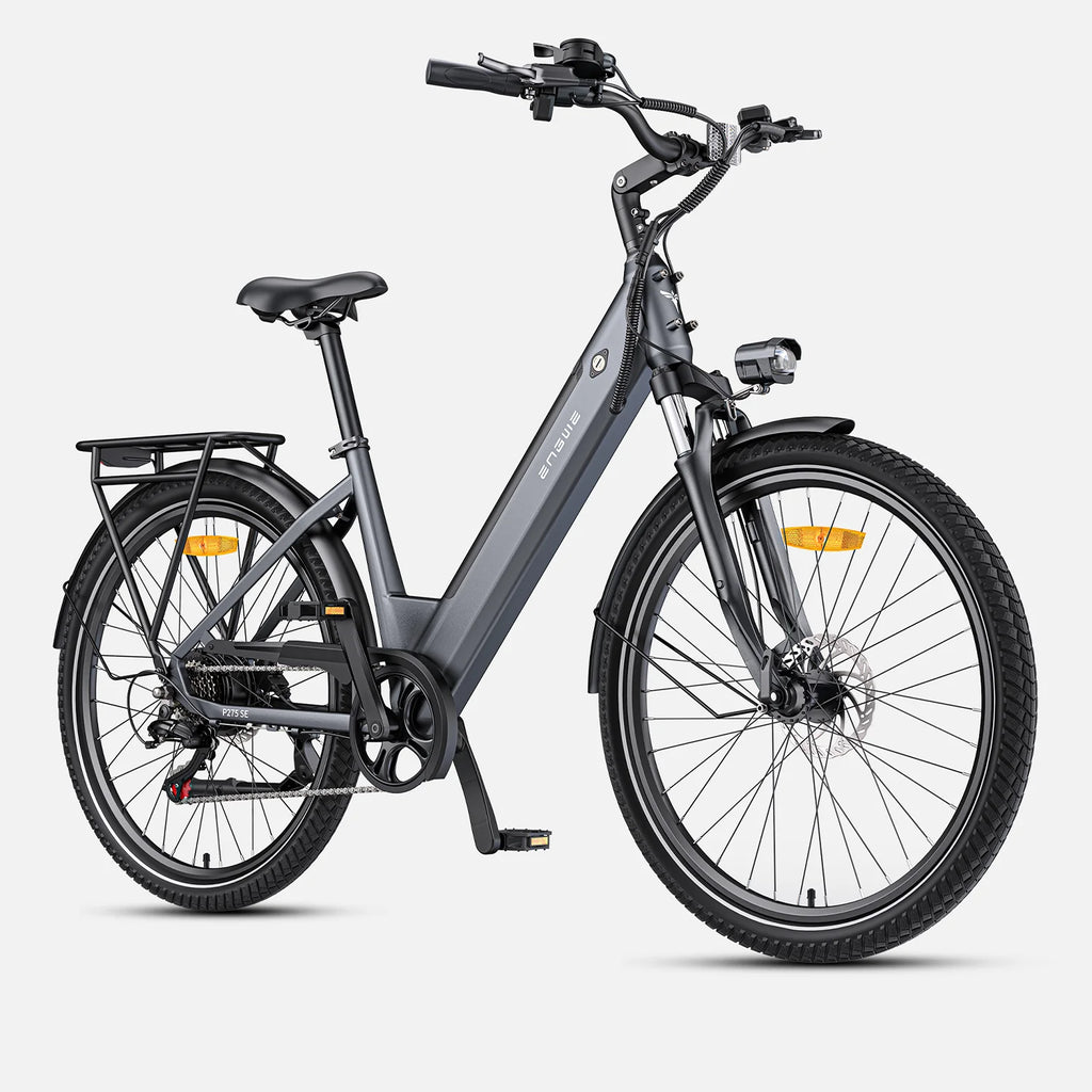Vélo électrique ENGWE P275 SE - Moteur 250W Capacité de batterie 468Wh Freins à disque hydrauliques 27,5 pouces - Gris