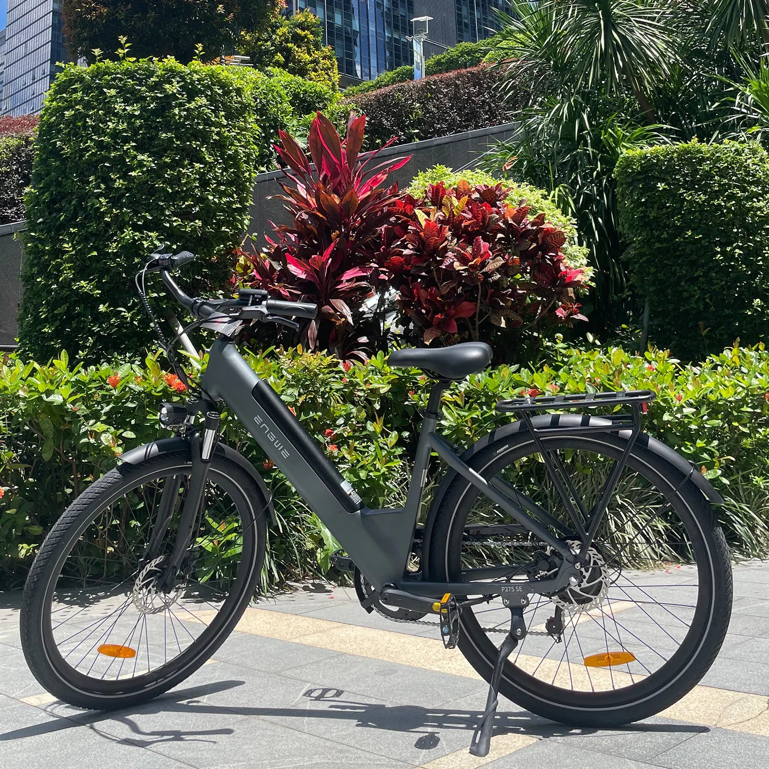 Vélo électrique ENGWE P275 SE - Moteur 250W Capacité de batterie 468Wh Freins à disque hydrauliques 27,5 pouces - Gris
