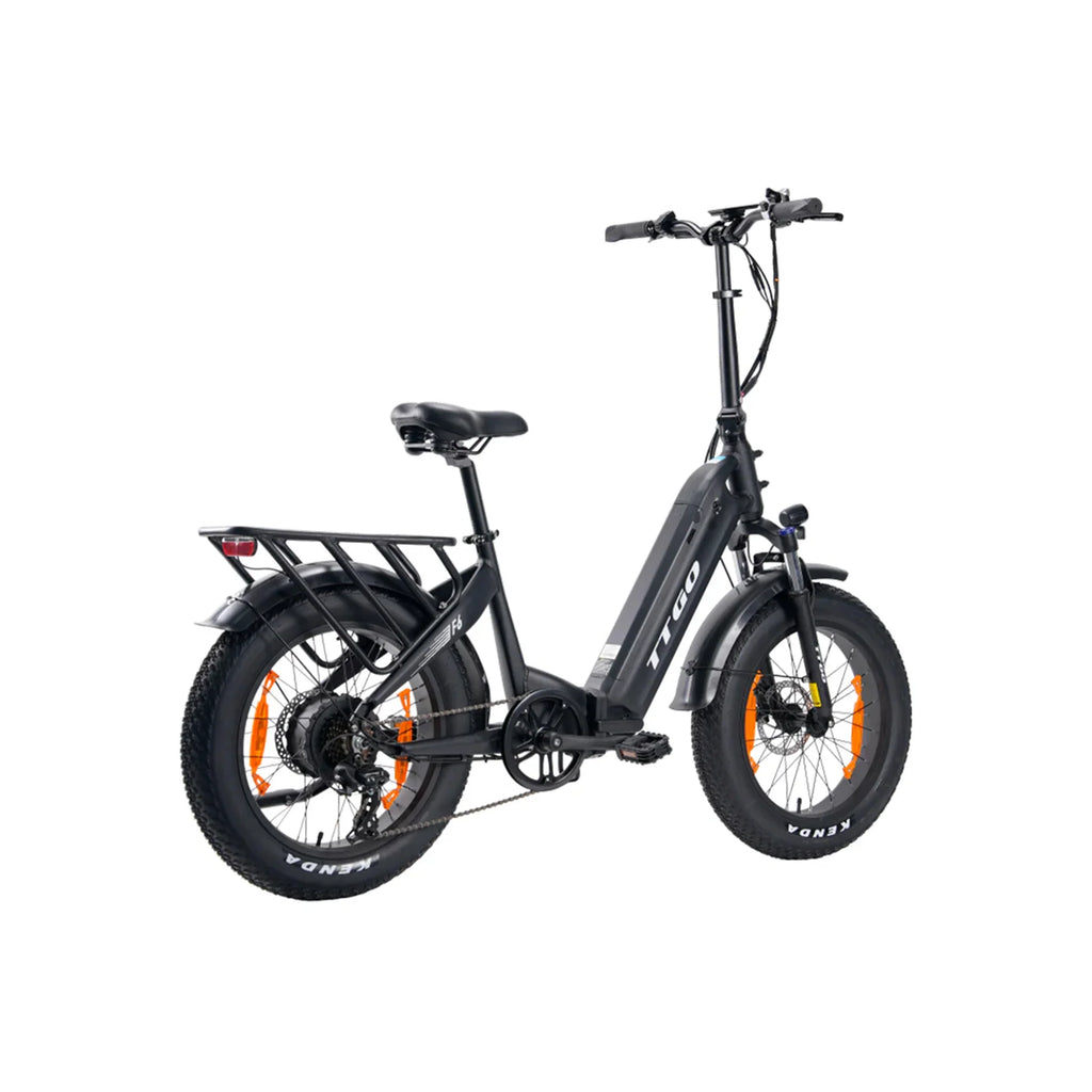 TTGO F6 E-Bike - Motor 250W Akku 36V25AH 20-Zoll-Rädern Hydraulische Scheibenbremsen  - Schwarz