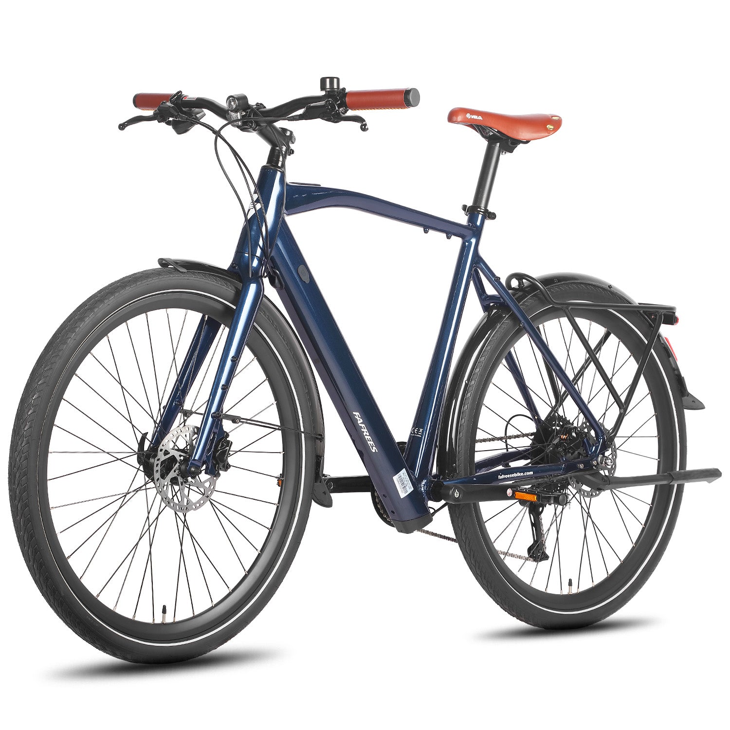 FAFREES F700M City E-Bike - Motor 250W Akku 36V10AH Alurahmen Hydraulikbremse - Blau