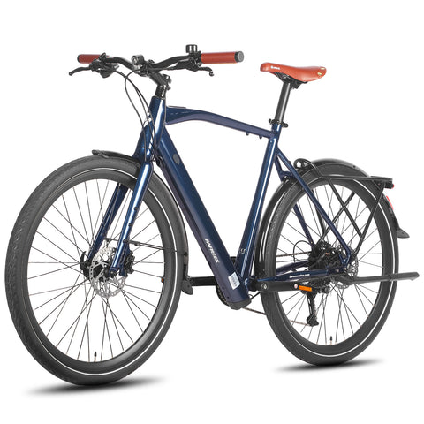 FAFREES F700M City E-Bike - Motor 250W Akku 36V10AH Alurahmen Hydraulikbremse - Blau