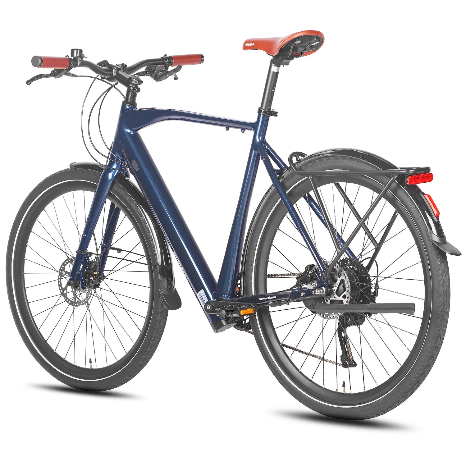FAFREES F700M City E-Bike - Motor 250W Akku 36V10AH Alurahmen Hydraulikbremse - Blau