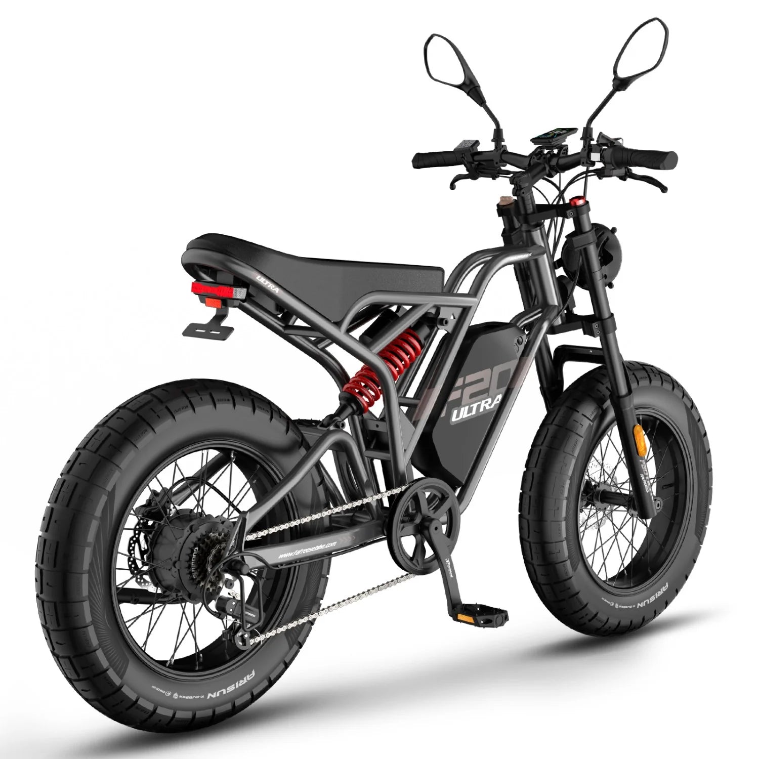 FAFREES F20 Ultra Vélo électrique (Homologation UE L1e-B) - Moteur 750W Batterie 48V25AH Roues 20 pouces Freins mécaniques - Gris