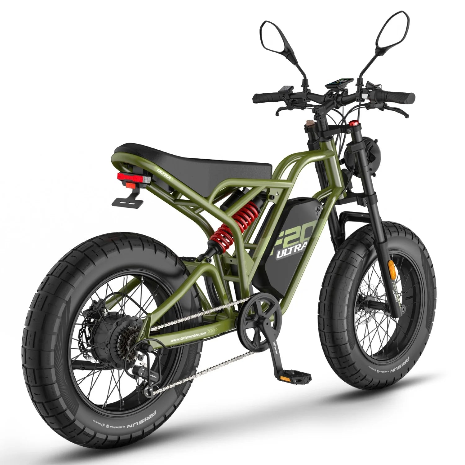 Vélo électrique FAFREES F20 Ultra (homologation européenne L1e-B) - Moteur 750W Batterie 48V25AH Roues 20 pouces Freins hydrauliques - Vert