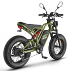 Vélo électrique FAFREES F20 Ultra (homologation UE L1e-B) - Moteur 750W Batterie 48V25AH Roues 20 pouces Freins mécaniques - Vert
