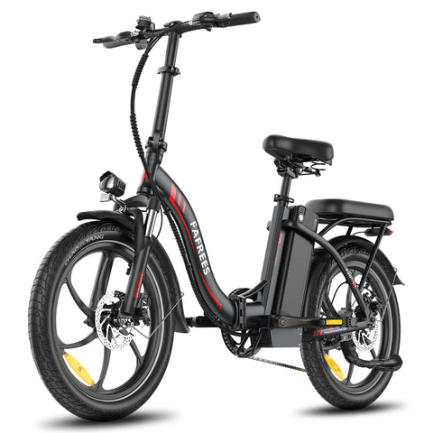 E-Bike FAFREES F20+ - Motor 250W Akku 36V20Ah 20 Zoll Räder Mechanische Scheibenbremse - Schwarz