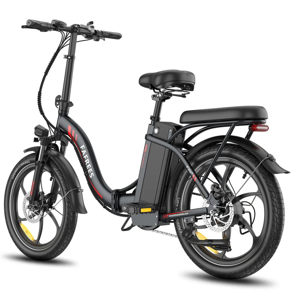 E-Bike FAFREES F20+ - Motor 250W Battery 36V20Ah 20 Inch Wheels Mechanical Disc Brake - Black