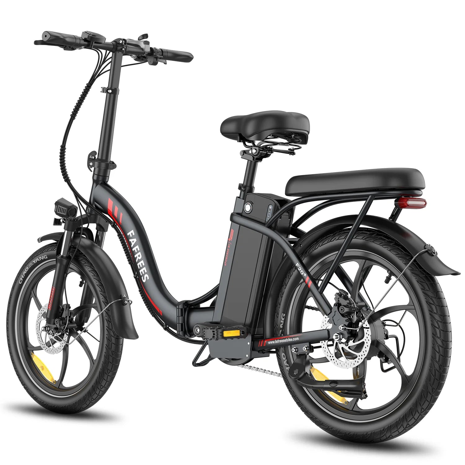 E-Bike FAFREES F20+ - Motor 250W Battery 36V20Ah 20 Inch Wheels Mechanical Disc Brake - Black