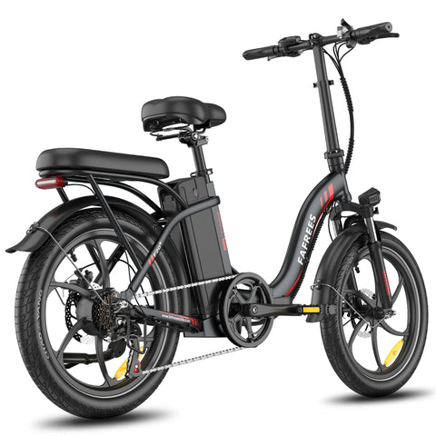 E-Bike FAFREES F20+ - Motor 250W Akku 36V20Ah 20 Zoll Räder Mechanische Scheibenbremse - Schwarz