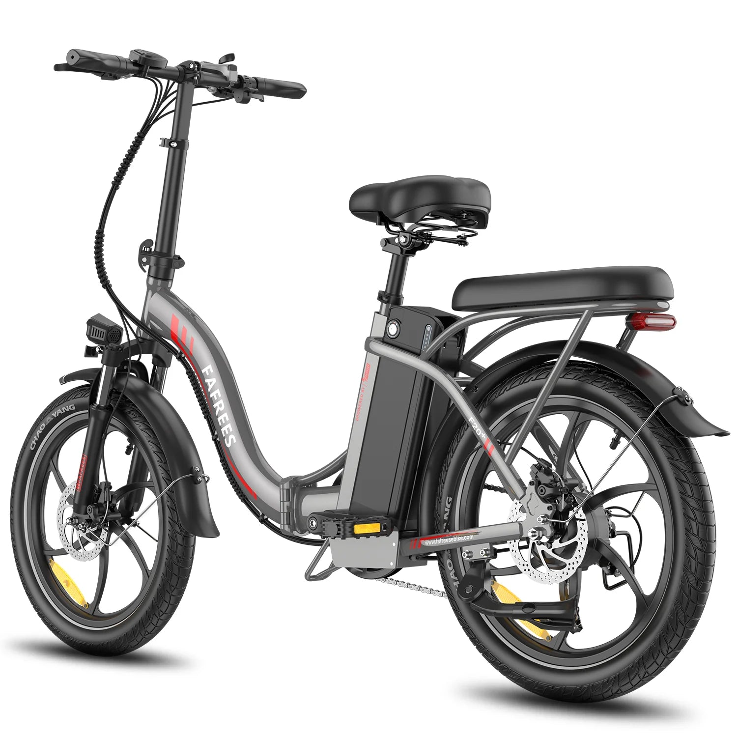 Vélo électrique FAFREES F20+ - Moteur 250W Batterie 36V20Ah Roues 20 pouces Frein à disque mécanique - Gris
