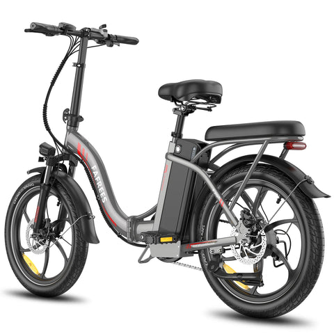 E-Bike FAFREES F20+ - Motor 250W Akku 36V20Ah 20 Zoll Räder Mechanische Scheibenbremse - Grau