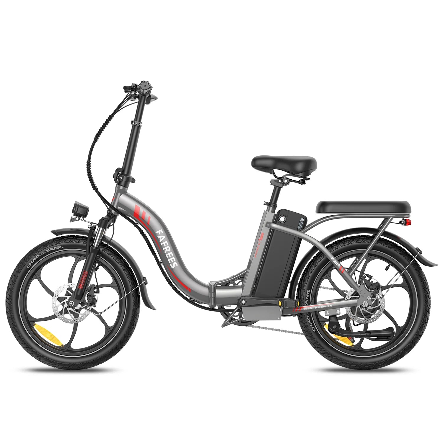 Vélo électrique FAFREES F20+ - Moteur 250W Batterie 36V20Ah Roues 20 pouces Frein à disque mécanique - Gris