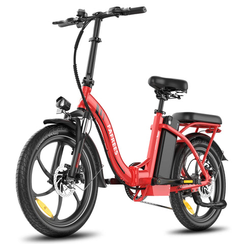 E-Bike FAFREES F20+ - Motor 250W Akku 36V20Ah 20 Zoll Räder Mechanische Scheibenbremse - Grau