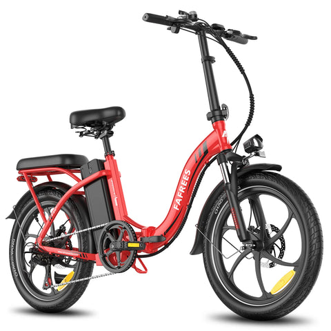 E-Bike FAFREES F20+ - Motor 250W Akku 36V20Ah 20 Zoll Räder Mechanische Scheibenbremse - Grau