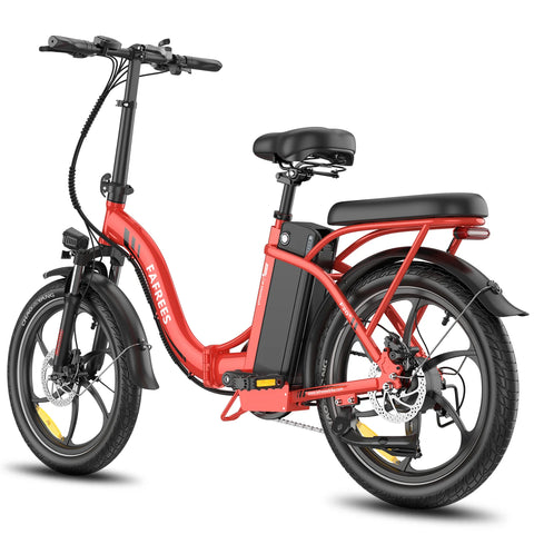 E-Bike FAFREES F20+ - Motor 250W Akku 36V20Ah 20 Zoll Räder Mechanische Scheibenbremse - Grau